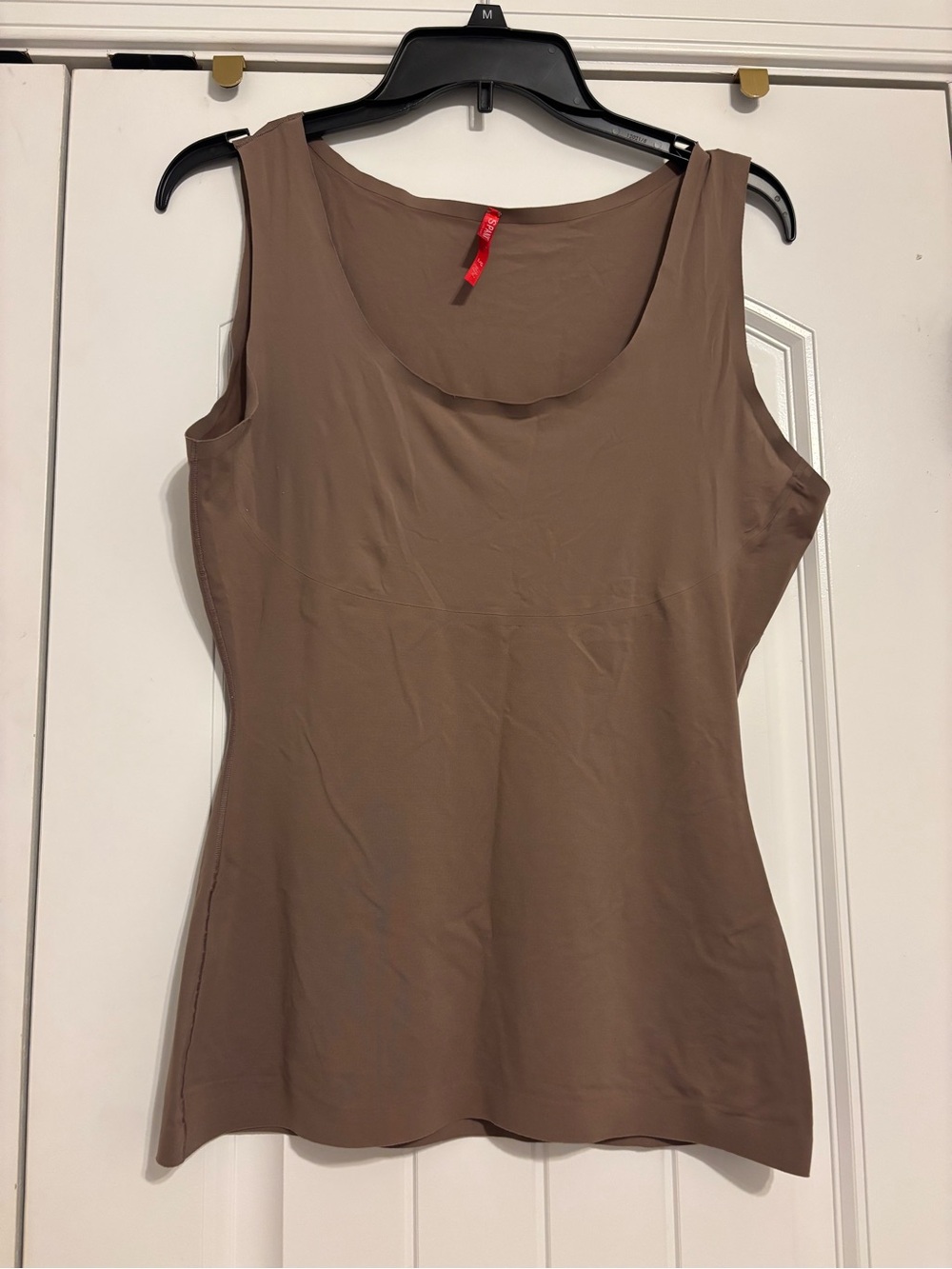 SPANX Thinstincts Tank Top Slimming‎ Neutral Brown Shaping Cami Size Large